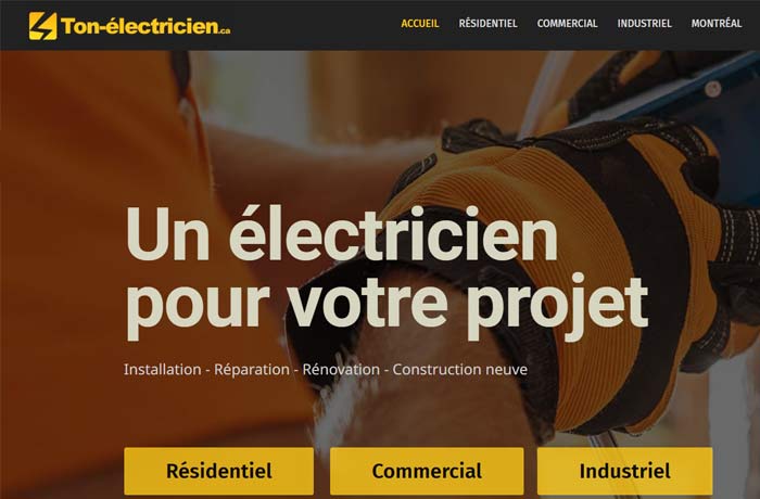 electricien montreal rosemont ahuntsic longueuil brossard saint-hubert